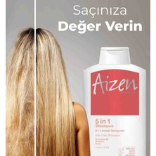 Aizen 5'i 1 Arada Şampuan Kepek Önleyici
karşıtı Şampuan 3'lü Fırsat Paketi 1200 ml