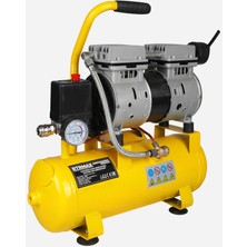 RTRMAX Sessiz Hava Kompresörü 9 Lt 0.75 Hp/0.55 Kw Rtrmax