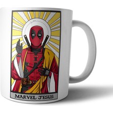 Pixxa Deadpool Marvel Jesus Kupa Bardak Model 1