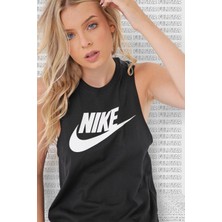 Nike Sportswear Futura Black Tank Kadın Günlük Stil Spor Atlet Siyah Beyaz