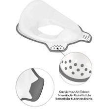 Tuğra Home Avm 2'li Çocuk Tuvalet Alıştırma Seti - Klozet Adaptörü - Çocuk Banyo Lavabo Basamağı Kaydırmaz Tabure