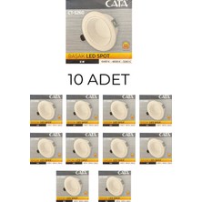 Cata CT-5260 Başak LED Spot 8W 3 Renk- 10’lu Paket