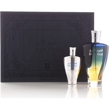 Arabian Oud Blue Oud Hediye Seti Parfüm Yağ 24 ml Unisex Koku Eau De Parfüm 100 ml