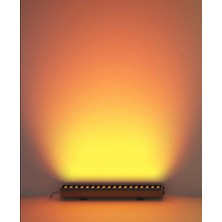 ŞANLED 30 cm 9W Amber Renk LED Duvar Boyama Wallwasher
