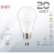 Cata CT-4277 9W LED Ampul