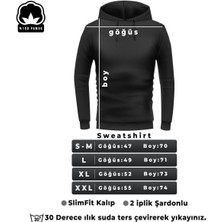 Unisex Butterfly Baskılı Sweatshirt Kp-Kırmızı-Eflatun