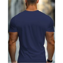 Print Erkek Modası Yaz Kısa Kollu Spor T-Shirt, Rahat ve Çok Yönlü