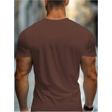 Print Erkek Modası Yaz Kısa Kollu Spor T-Shirt, Rahat ve Çok Yönlü