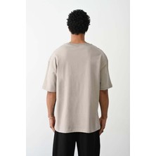 Formatik Unisex Plz. Baskılı %100  Pamuk Oversize T-Shirt