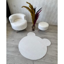 Trivago Halı Kaymaz Yıkanabilir Yumuşak Peluş Miki Ayıcık Çocuk Odası Oturma Odası Salon Mutfak Halısı