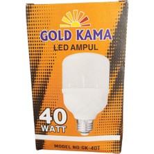 Gold Kama 40 Watt Torch Ampul Büyük Boy Beyaz Işık Smd LED Tasarruflu E27 Normal Duy