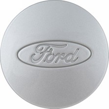 Fkoto 1x Ford Ranger Jant Kapağı Göbeği Silver 70 mm (1 Adet) 2011-2023