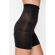 Penti 3'lü Eko Paket -  Penti Sıluet Korselı Karın Bölgesini Düzleştiren Siyah Külotlu Çorap