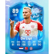 De Ligt Fut Kart Temalı Duvar Poster 30X42 cm Çerçevesiz