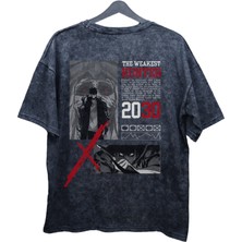 Fuddy Moda Oversize Solo Leveling 2030 Sırt Baskılı Yıkamalı T-Shirt, Unisex Anime Baskılı Retro Tişört