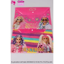 Barbie Lisanslı Barbıe Tekli Çıtçıtlı Dosya Yeni Sezon