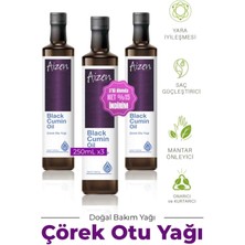 Aizen Cosmetic Çörek Otu Yağı Black Cumin Oil 3'lü