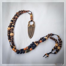 Z Jewelry Art Goda Maka - El Yapımı Etnik Otantik Bohem Kadın Erkek Mısır Kolye