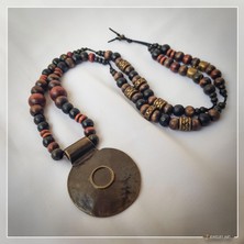 Z Jewelry Art Magga - El Yapımı Etnik Otantik Bohem Kadın Erkek Kolye