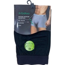 Anıt Erkek Nefes Alan Bambu Likralı Boxer 1284 - 6 Adet