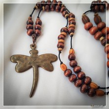 Z Jewelry Art Yuguba - El Yapımı Etnik Otantik Bohem Kadın Erkek Yusufçuk Kolye