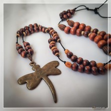 Z Jewelry Art Yuguba - El Yapımı Etnik Otantik Bohem Kadın Erkek Yusufçuk Kolye