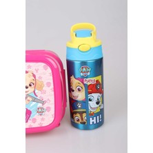 Paw Patrol Dekomus Lisanslı Paw Patrol Çelik Matara 500 ml ve Çift Katlı Beslenme Kabı Seti