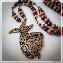 Z Jewelry Art Sagaba - El Yapımı Etnik Otantik Bohem Kadın Erkek Unisex Kolye
