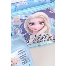 Elsa Cool Gırl Lisanslı Frozen Elsa Beslenme Çantası ve Beslenme Kutusu Yemek Seti