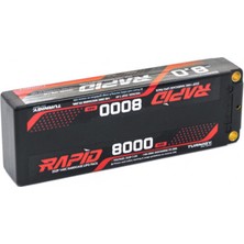 Turnigy Rapid 8000MAH 2S2P 140C Sert Kasa Lipo Batarya