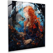 Painted Anarchy Efsanevi Goblen Cam Baskı, 30X30