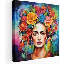 Painted Anarchy Frida Kahlo Kanvas Tablo - Frida Kahlo, Duvar Dekorasyonu, Ev Dekorasyonu, Kanvas Tablo, 30X30