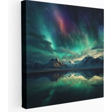 Painted Anarchy Dünyanın En Güzel Manzaraları - Kuzey Işıkları Harikalar Diyarı - Dünyanın En Güzel Manzaraları, Kanvas Tablo, Wonder, Kanvas Tablo, 30X30