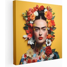 Painted Anarchy Frida Kahlo Kanvas Tablo - Frida Kahlo, Kanvas Tablo, Ev Dekorasyonu, Duvar Sanatı, 30X30