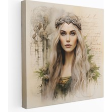 Painted Anarchy Yüzüklerin Efendisi Duvar Tablosu - Ayrıkvadi Kaligrafi - Yüzüklerin Efendisi, Kanvas Tablo, Kanvas Tablo, Kaligrafi, 50X50