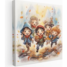 Painted Anarchy Chibi Harikalar Diyarı Kanvas Tablo, 30X30