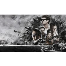 512 Art Design 30x42 Çerçevesiz Baby Driver Tam Gaz Film Afiş Poster