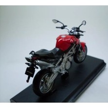 Shem Aprilia Shiver 750 Kırmızı, Welly Motosiklet Modeli 1:18