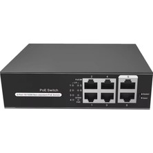 Pg H1064PLS 4 Port 10/100MBPS Poe Switch 2 Uplink - 4 Port Poe Switch 65W Watt