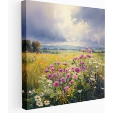 Painted Anarchy Yağmur Alanı Kanvas Tablo Tablo - Yağmur, Doğal Güzellik, Rahatlatıcı Ambiyans, Yağmur Duşu, 30X30