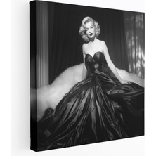 Painted Anarchy Marilyn Monroe Kanvas Tablo - Klasik Siyah Beyaz Duvar Tablosu - Marilyn Monroe, Kanvas Tablo, Zamansız Güzellik, Ev Dekorasyonu, 30X30