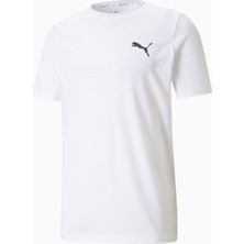 Puma Active Small Logo Tee Beyaz Erkek Spor Tişört - 586725 02