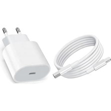 Deppo Trend Apple iPhone 20W Hızlı Şarj Özellikli Usb-C Power Güç Adaptör ve Kablo Şarj Cihazı Şarj Aleti iPhone 14 Pro Max/14 Pro/14 Plus/14/13/12/11/x/xr/xs Max/xs/8 Plus