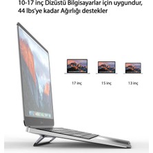 Newface Lc 344 Ayarlanabilir Laptop Telefon Tutucu - Gümüş 13