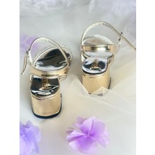 Gala Stil Gala Önü Taş Işlemeli Topuklu Ayakkabı