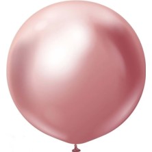 Organizasyon Pazarı 18 Inç Krom Pembe Renk 45 Cm Jumbo Balon