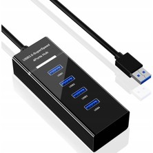 Platoon PL-5717 4 Port USB 3.0 Çoklayıcı Hub Anahtarlı Işıklı