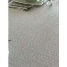 Meral Kurşun Collection Dertsiz Leke Tutmaz Salon Masa Örtüsü Beyaz