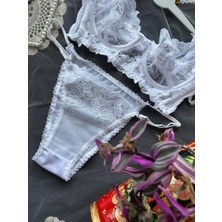 Dantel By Mls Dantel Vintage Birde Bralet Takımı