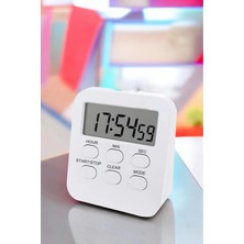 Janva Kronometreli Öğrenci Masa Mutfak Sporcu Buzdolabı Fırın Saati Ders Çalışma Dijital Kolay Kurulum